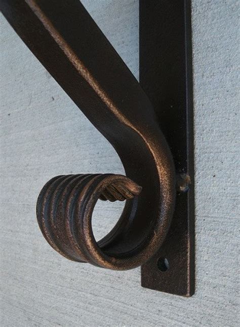 wrought iron countertop support brackets